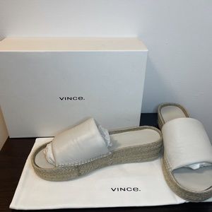 Vince Platform Slide Sandals